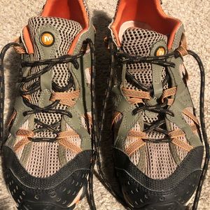 Merrill Waterproof Barefoot Hiking Shoes Vibram Size 7.5
